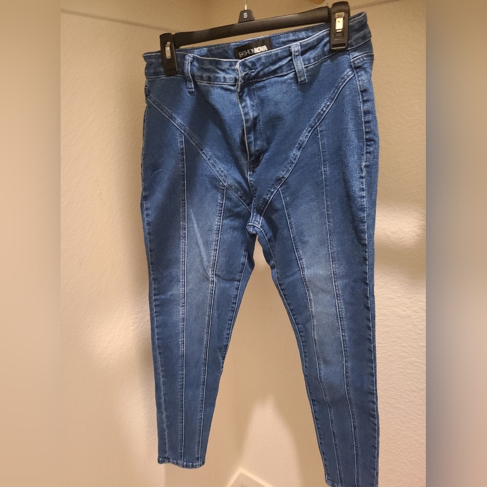 Fashion Nova Men's Denim Skinny Jeans